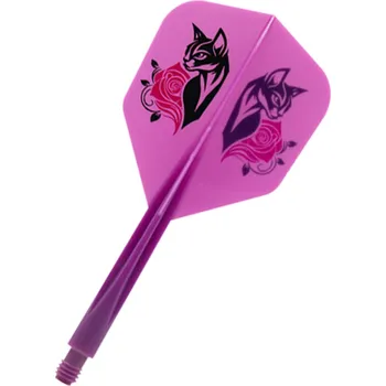 Příslušenství pro šipky Letky Condor Axe Small No6 Black Cat Purple Velikost: Small, Délka: L