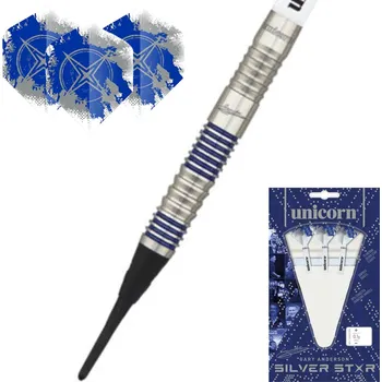 Šipka Unicorn Šipky soft Silver Star Gary Anderson 20g style C