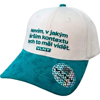Čepice VLNY VLNY Čepice s tyrkysovým kšiltem NEVÍM V JAKÝM ŠIRŠÍM KONTEXTU BYCH TO MĚL VIDĚT