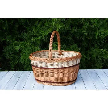 Proutěný košík na houby nebo nakupování