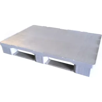 paleta PLASTOVÁ PALETA HYGIENICKÁ HDPE ŠEDÁ 1200 X 800 X 155 LIŽINY, TYP E.3CD3R, OKRAJE