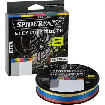 Rybářská šňůra Pletená Šňůra Spiderwire Stealth Smooth 8 0,33mm 38,1kg 2000m