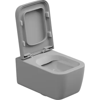 Klozet WC závěsné Brio, rimless, dvoubarevný, zadní odpad, BRWCSOBI000033FI