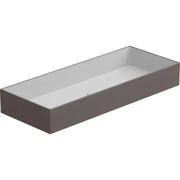 Umyvadlo Umyvadlo na desku Zenith FS 100 keramické, dvoubarevné, 100x40 cm, ZELAVFS100BI000029