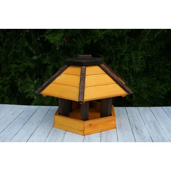 Krmítko pro ptáka Dřevěné zahradní dekorace krmítko pro ptáky