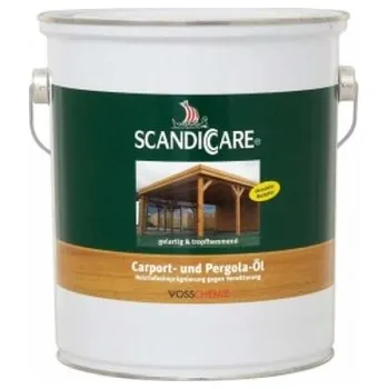 Olej na dřevo Pergolový olej SCANDICCARE Carport und Pergola 3L