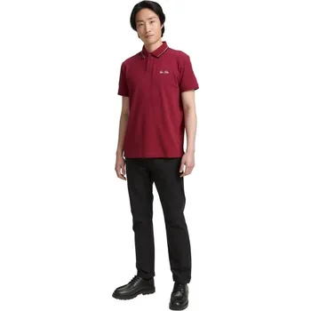 Pánské tričko TOM TAILOR PÁNSKÉ POLO PIQUE - VÍNOVÉ 3XL