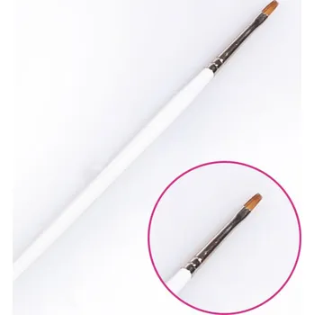 Umělecký štětec ENII NAILS Štětec č. 2 Kolinsky, plochý, přírodní - na gel