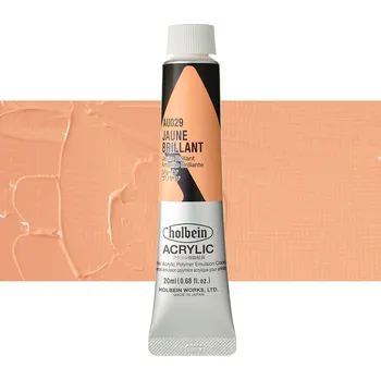 Vodová barva Akrylová barva Holbein Heavy Body - Jaune Brilliant Balení: 20 ml