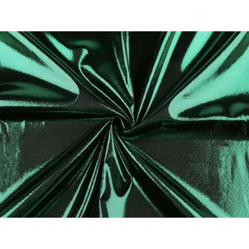 Úplet strečový s metalickým efektem