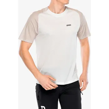 Cyklistické oblečení Cyklistické triko POC Motion Air S/S Jersey - off white