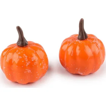 Umělé dýně - oranžová bez drátku (100 ks)