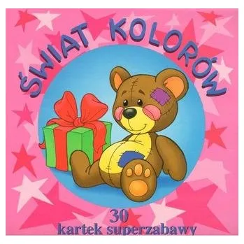 Set školních potřeb ŚWIAT KOLORÓW 30 KARTEK SUPERZABAWY MD 9788362949304
