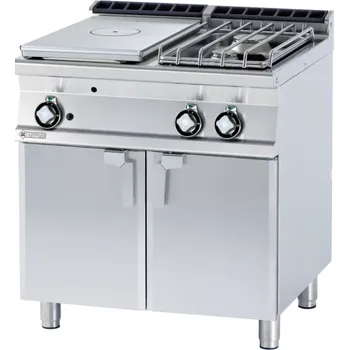 Sporák Plynový sporák tálový 80 s podestavbou TP2-78GP RM GASTRO - 3 zóny