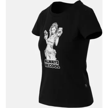 Pánské tričko Dámské tričko ABC Girl, Helikon, Černé, S