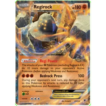 Karetní hra Pokémon TCG Regirock EX 43/124