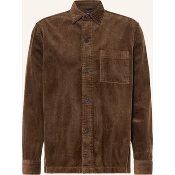 Pánská košile Strokesman's Pánská Manšestrová Košile Regular Fit, hnědá, 46