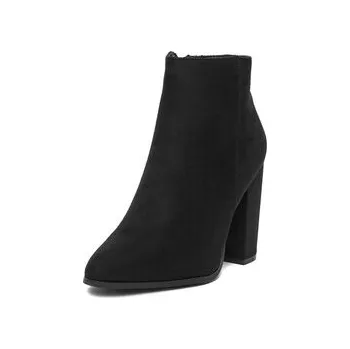 Dámské kozačky Polokozačky DeeZee BM-9075 Černá 38