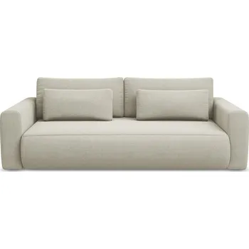 Pohovka Béžová rozkládací/s úložným prostorem pohovka 238 cm Kapua – Makamii ID_1807052