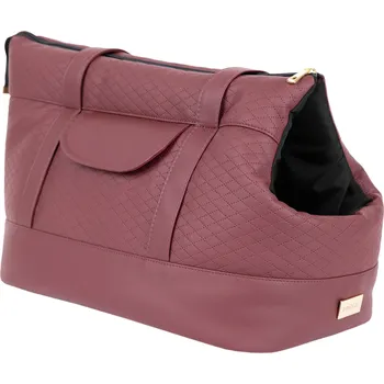 Taška pro psa a kočku Přepravní taška pro psy PARIS vínová velikost S, L Rozměr: L - 42x26x30 cm