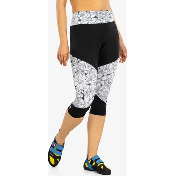 Dámská móda Lezecké legíny Ocun Rhea 3/4 Leggings - black caviar
