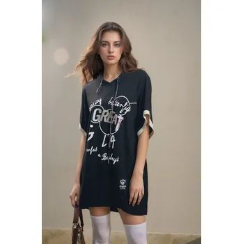 Dámské šaty Tunika Great Barva: černá