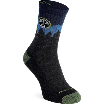 Pánské ponožky Merino ponožky Darn Tough ATC Micro Crew Midweight with Cushion - eclipse