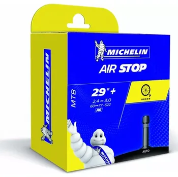 Komponent pro jízdní kolo Michelin AirStop Tube 29" plus AV 35mm (Duše Michelin Air Tube 29x2,4-3,1 A6 AV 35mm)