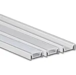 Přisazený hliníkový profil PE, 19x8mm, mléčný difuz, 2m MCLED ML-761.095.02.2