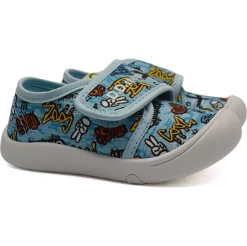 Chlapecké bačkory Barefoot plátěnky / bačkory DDstep C100-51985 graffiti Velikost: 23