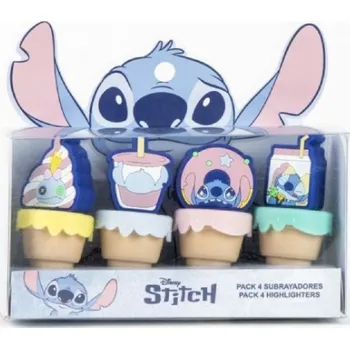 Sada zvýrazňovačů Stitch jídlo 4ks