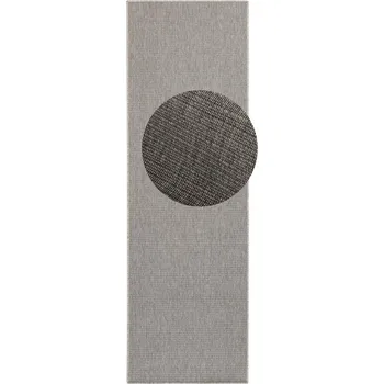 Koberec Šedý vnitřní a venkovní běhoun 80x250 cm Nature – Hanse Home ID_1221594