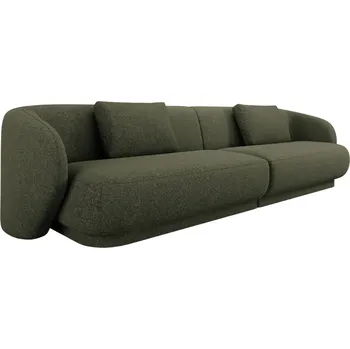 Pohovka Cosmopolitan Design Zelená čalouněná čtyřmístná pohovka Camden 304 cm