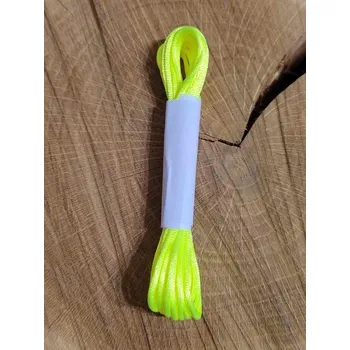 Saténová šňůra Ø1 mm svazek 3 m barva žlutozelená neon