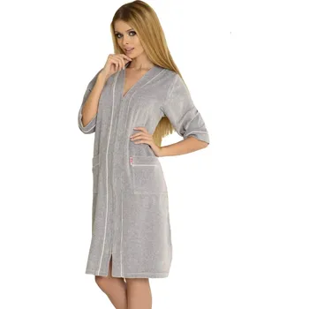 Dámský župan Župan DE LAFENSE šedá M 0