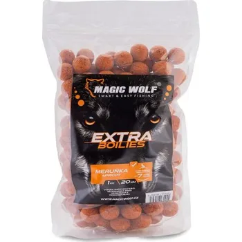 Nástraha Magic Wolf Boilies Extra 1kg - Meruňka 24mm