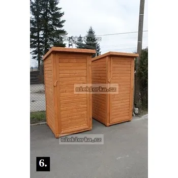 WC štětka Dřevěné WC kadibudka