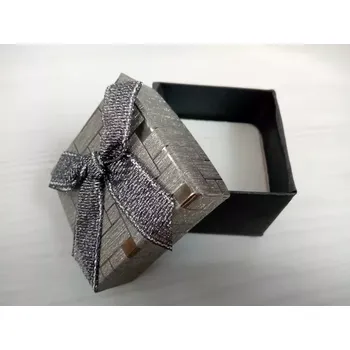 Dárková krabička Vyrobeno v Číně Dárková krabička malá černá - glitr