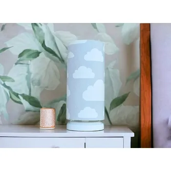 Stojací lampa Lamps and Company Stojací lampa s motivem oblak - šedá Barva: Přírodní dekor naolejovaný