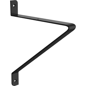 Držák na polici Walteco Konzole GAND, 250x220mm, nosnost 30 kg, matná černá