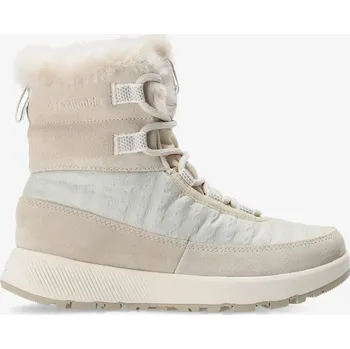 Dámská zimní obuv Zimní boty dámské Columbia Slopeside Peak Luxe - dark stone/sea salt