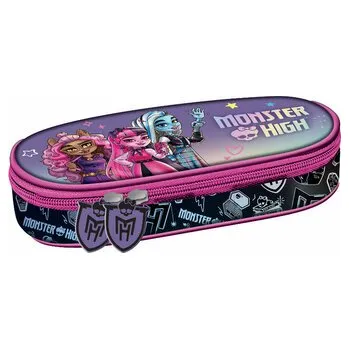 Set školních potřeb Piórnik saszetka owalna z klapką Monster High