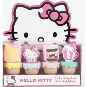 Sada zvýrazňovačů Hello Kitty jídlo 4ks