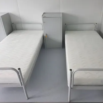 Lékařský nábytek Skládací kovová postel 2000/800 #03 FOLDING BED GREY 800