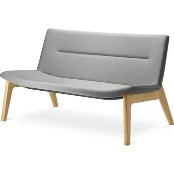 Křeslo 2-místné křeslo OSLO LOUNGE OL-K2-D (podnož masívní jasan mořený na dub)