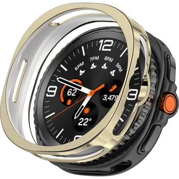 Příslušenství k chytrým hodinkám VSECHNONAMOBIL 117361 TPU HALF COVER Kryt pro Samsung Galaxy Watch8 Classic 46mm zlatý
