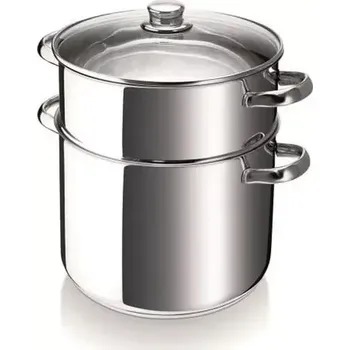 Hrnec ROYAL SPAIN Hrnec na přípravu kuskusu nerezová ocel 6 litrů