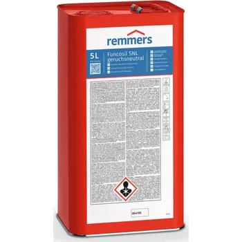 tekutá izolace Remmers Funcosil SNL geruchsneutral · 5 l · Bezbarvá, hydrofobní, rozpouštědlová impregnace na bázi silanu/siloxanu