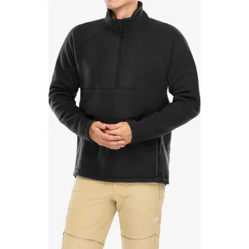 Pánská mikina Fleece mikina Salomon Chroma Fleece Pullower Hz - deep black