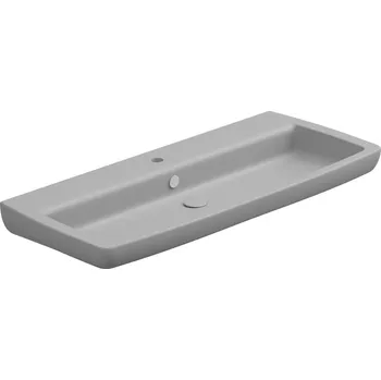 Umyvadlo Umyvadlo Brio 105 keramické, perla matné, 105x45 cm, BRLAV105033